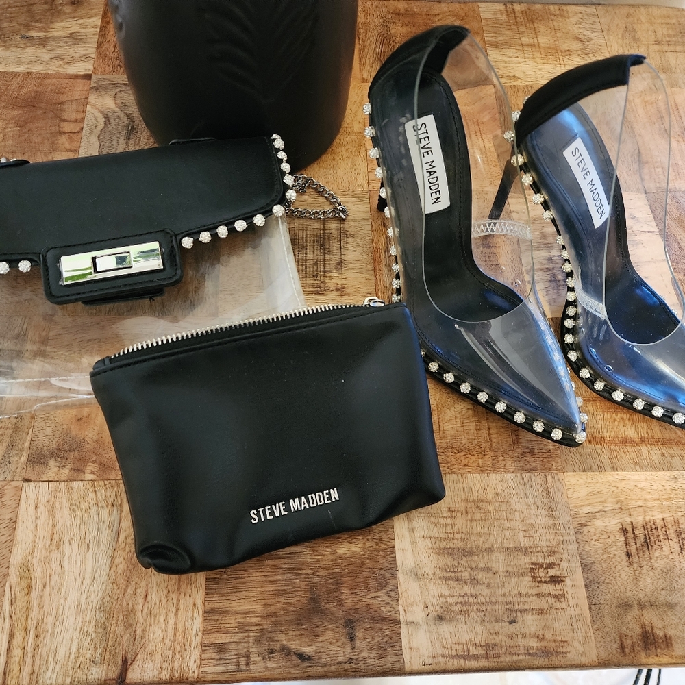 Steve Madden Shoes and Purse Set